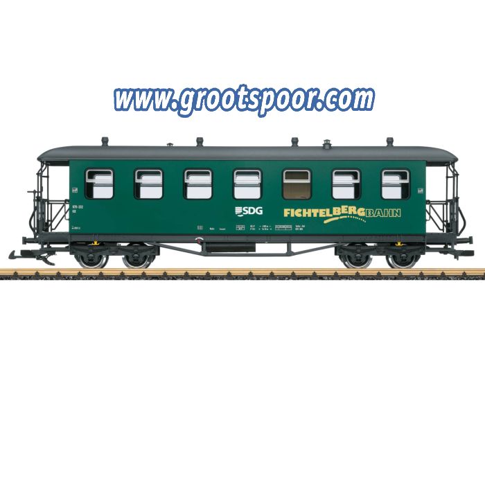 LGB 36370 SDG Personenwagen, Metallrader