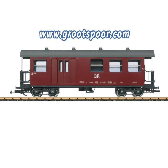 LGB 37712 DR Halbgepäckwagen, Metallrader