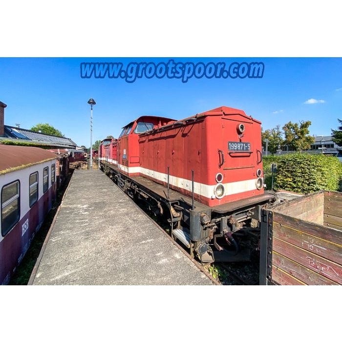V100 Ost DR Diesellok Harzkamel 199 871-5 der HSB  Komplettbausatz