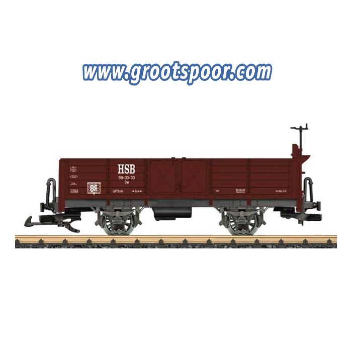 LGB 40030-01 Offener Guterwagen HSB / DR EP. V 99-03-33, Metallrader - sku: 17214102044 - New - Photo 2