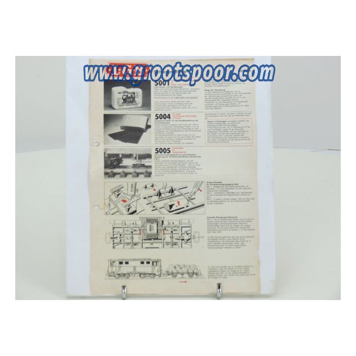 LGB Info blad #16 Schienenpflege 5005/15