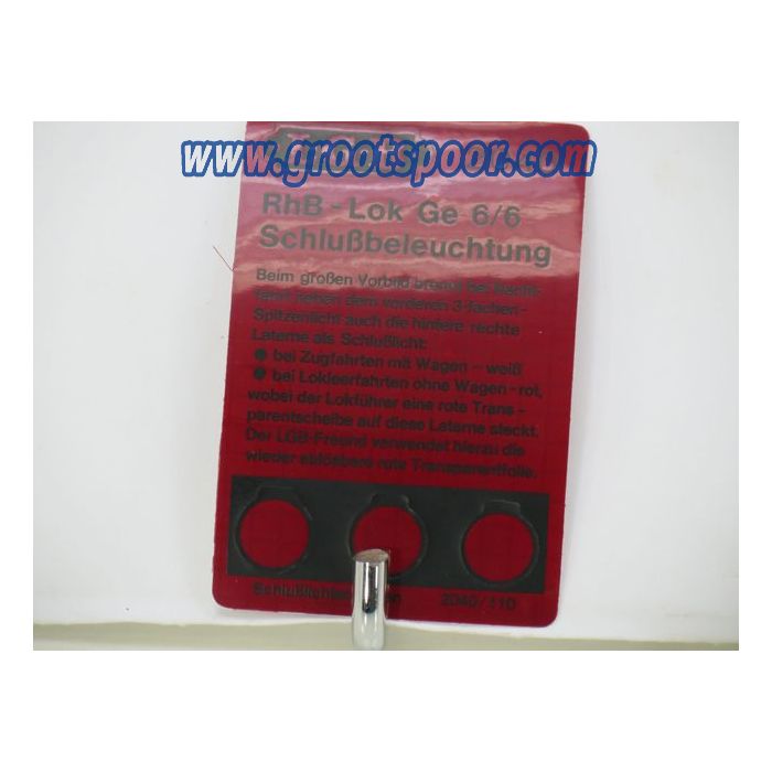 LGB Stickervel 032 Voor RhB Loc Ge 6/6 2040
