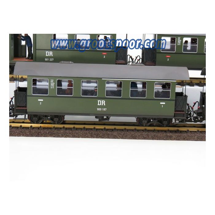 Magnus set 4 personenwagens DR LGB 30710, LGB 30700