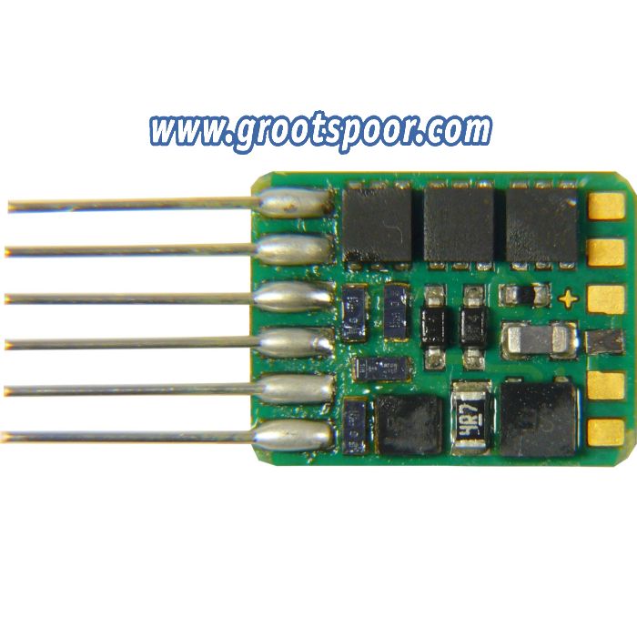 Zimo MX671N Funktionsdecoder, 10,5x8x2,2mm, 0,7 A, NEM 651 Direktstecker - sku: ZIMO9009606671066 - Neu - Bild 2