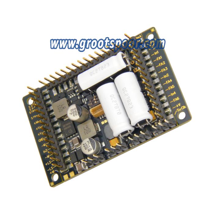 ZIMO MX699LLV Sound-Decoder – wie MX699LV mit langen Stiftleisten (12 mm)