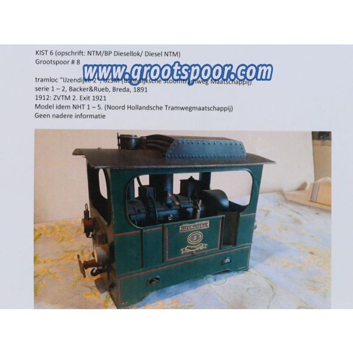 UNICAAT!!!  Tramloc 2 Ijzendijke, IJzSM   Ijzendijksche Stoomtram Maatschappij