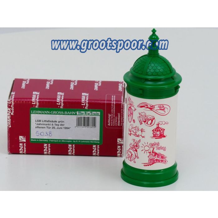 LGB 50380 Litfaßsäule Sammlerversion Jahrmarkt & Tag der offenen Tür 25 Juni 1994