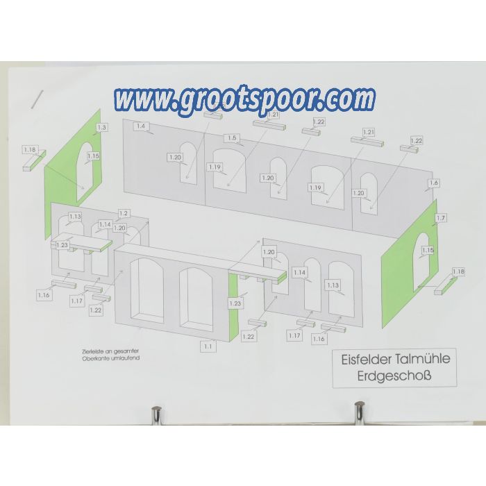 Bahnhof Eisfelder Talmuhle der DR / HSB, Relief Bausatz Bahnhof - sku: 20250207053947 - Used - Like new - Photo 9