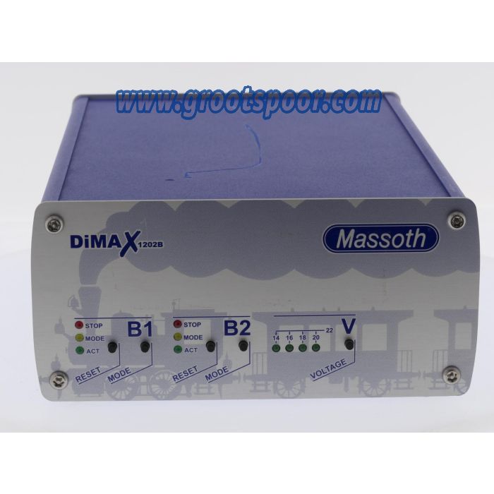Massoth 8137501 DiMAX 1202B Digitalbooster (2x6A) - sku: 20260522033228 - Gebraucht - Guter Zustand - Bild 2
