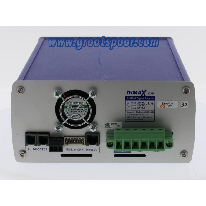 Massoth 8137501 DiMAX 1202B Digitalbooster (2x6A) - sku: 20260522033228 - Gebraucht - Guter Zustand - Bild 3