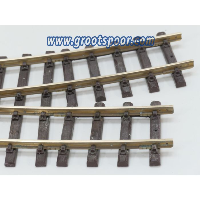 THIEL 1930 Innenbogenweiche 45°/30° Messing links