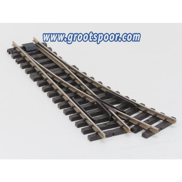 LGB 14615 Weiche, vernickelt, links, R3, 22,5°