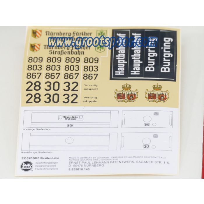 LGB 23355 / 35005 Strassenbahnset neutral, Vitrinenmodell - sku: 20241219115400 - Used - New condition - Photo 7