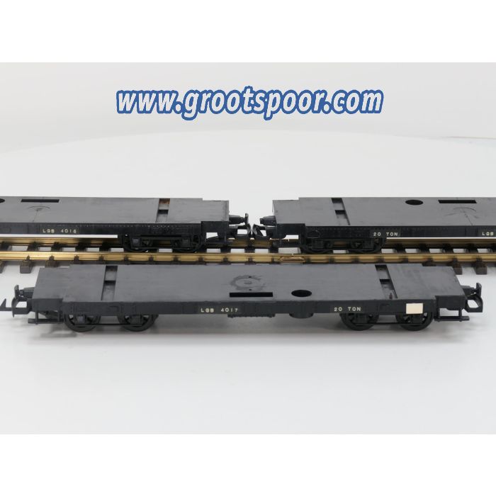 LGB 3x Chassis / Flachwagen 3063/3064 fur BASTLER (set)
