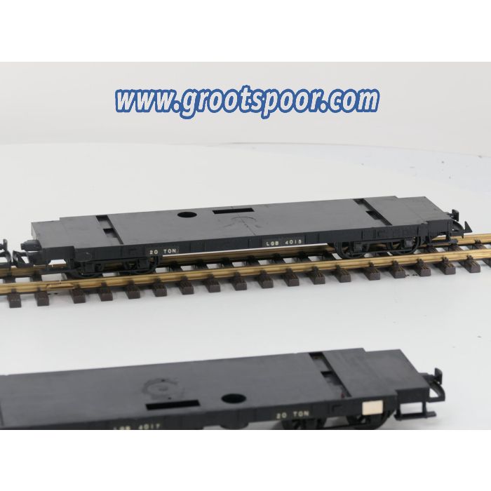 LGB 3x Chassis / Flachwagen 3063/3064 fur BASTLER (set)
