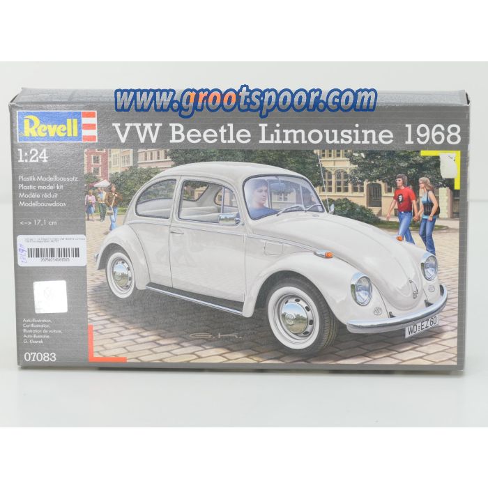 Schaal 1:24 Revell 07083 VW Beetle Limousine 1968 bouwpakket #6787