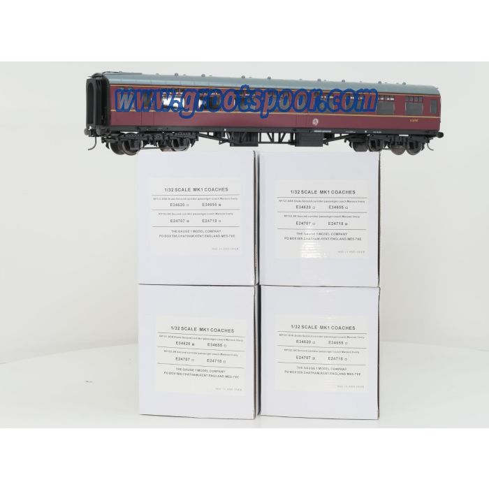 Accucraft 1/32 scale Set of 4, British Mk.1 Coaches, # E34620  #E34655  #E24707  #E24718 - sku: 20250314113812 - Gebraucht - Sehr guter Zustand - Bild 2