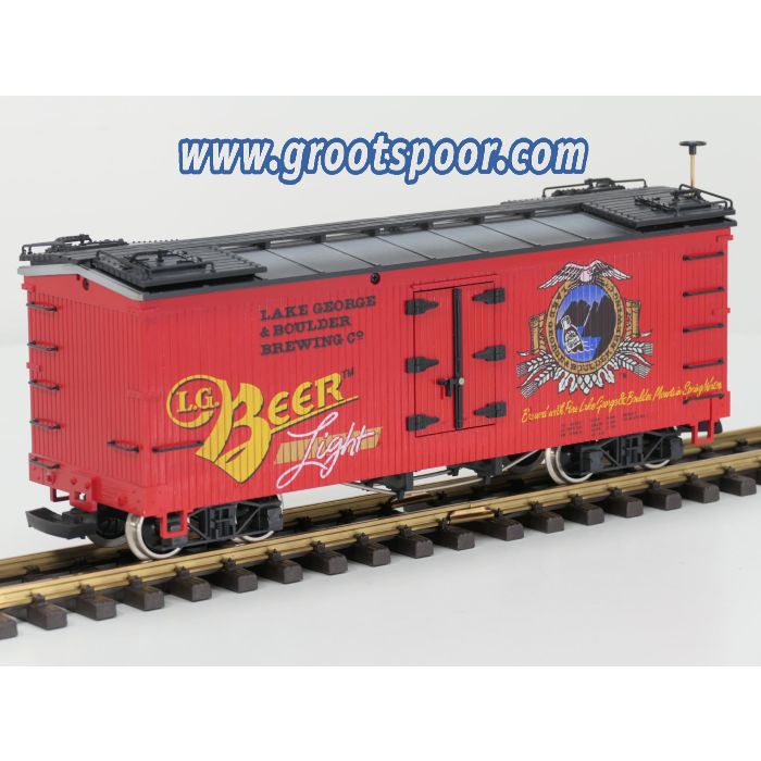 LGB 4472 Lake George & Boulder LG Beer Light Boxcar, Metallrader - sku: 20250314020444 - Gebraucht - Sehr guter Zustand - Bild 2
