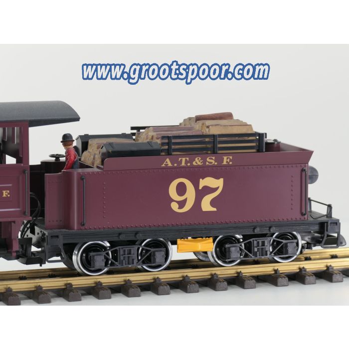 LGB 29192 Santa Fe-Dampflok Mogul 97, Sound, Digitaal