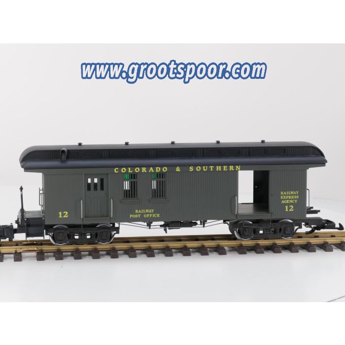 Delton Locomotive Works SET 3280,3280,3281,3282 C&S 2x Long Passengers Coach & Combination Coach & Postal/Baggage
