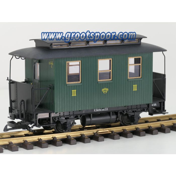 LGB 30090 Sächsischer Personenwagen K44C 3. Klasse