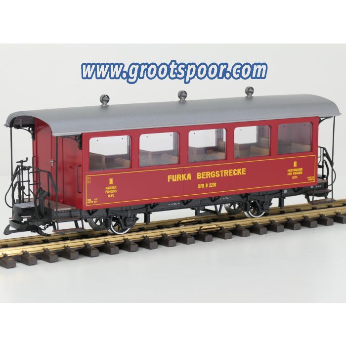LGB 30562  DFB personenrijtuig B 2210, Metallrader