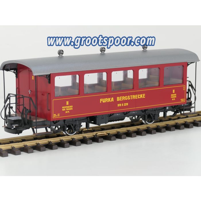 LGB 30562  DFB personenrijtuig B 2210, Metallrader