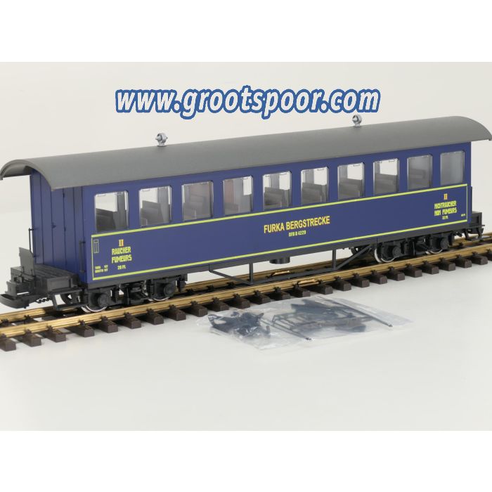 TRAINLINE45 3035991  Personenwagen B 4229 der Furka Bergstrecke, blau 