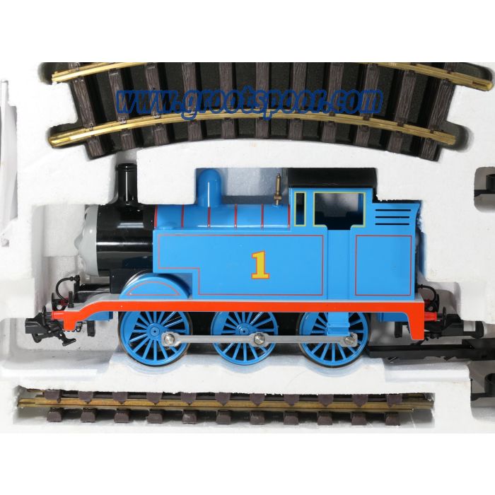 Bachmann 90068 Thomas With Annie and Clarabel Set, Metallrader, (LGB messing) Track,Thomas the Tank EngineTM