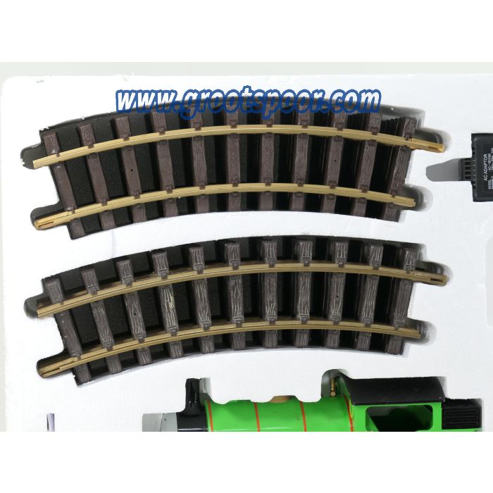 Bachmann 90069B Percy with Troublesome Trucks Set, Metallrader, (LGB messing) Track,Thomas the Tank EngineTM