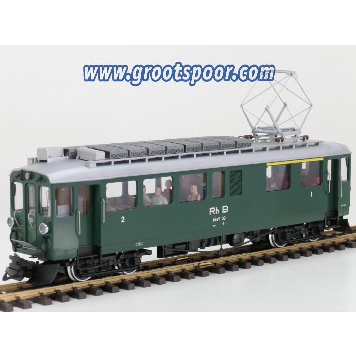LGB 23390 Triebwagen ABe 4/4 33 RhB, Digitaal, Sound, 15 Figuren