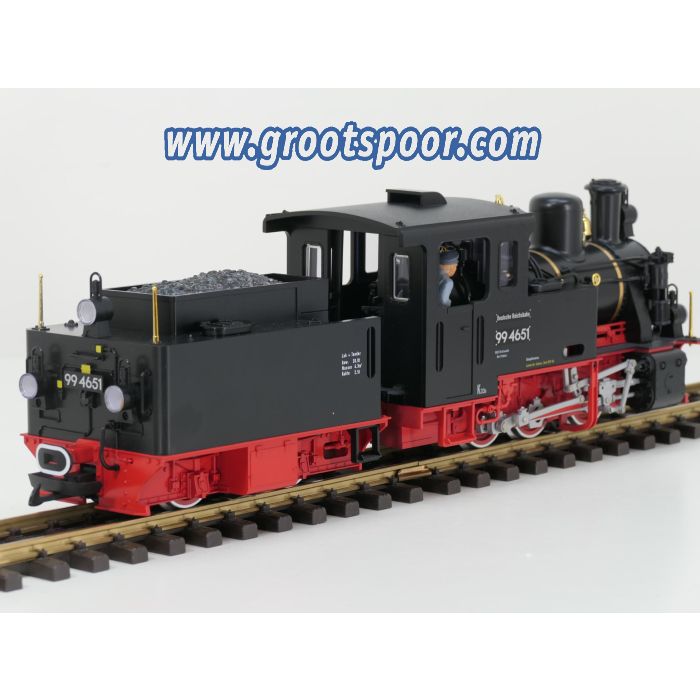 LGB 23262 DR 99 4651 Schlepptender-Dampflok,Digitaal, Sound