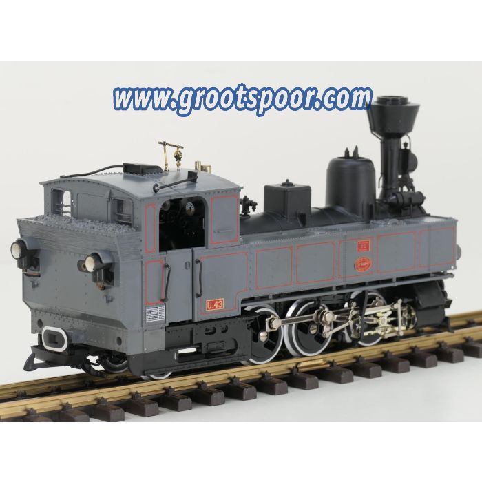 LGB 2070 D A Tenderlok U43 Grijs & laag Furherhaus
