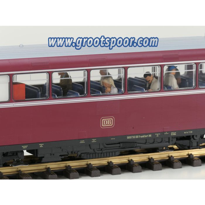 PIKO 37300 G-Schienenbus VT 98/VS 98 DB III, Digitaal, Sound, Puls Dampf, 16 Figuren