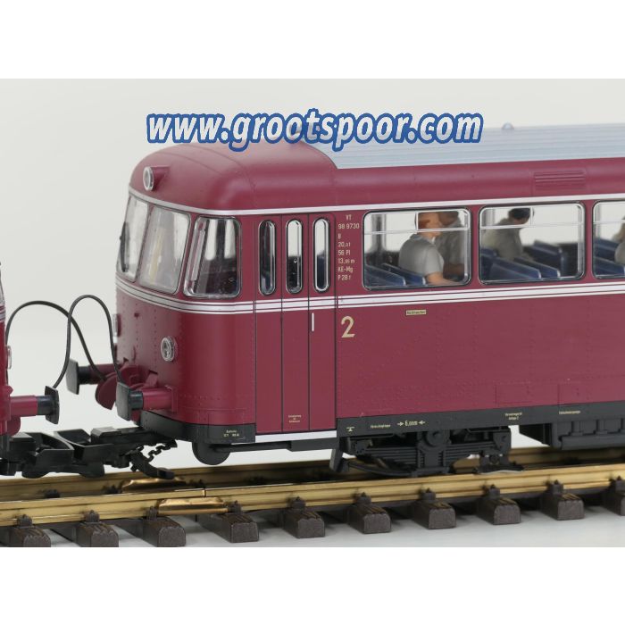 PIKO 37300 G-Schienenbus VT 98/VS 98 DB III, Digitaal, Sound, Puls Dampf, 16 Figuren