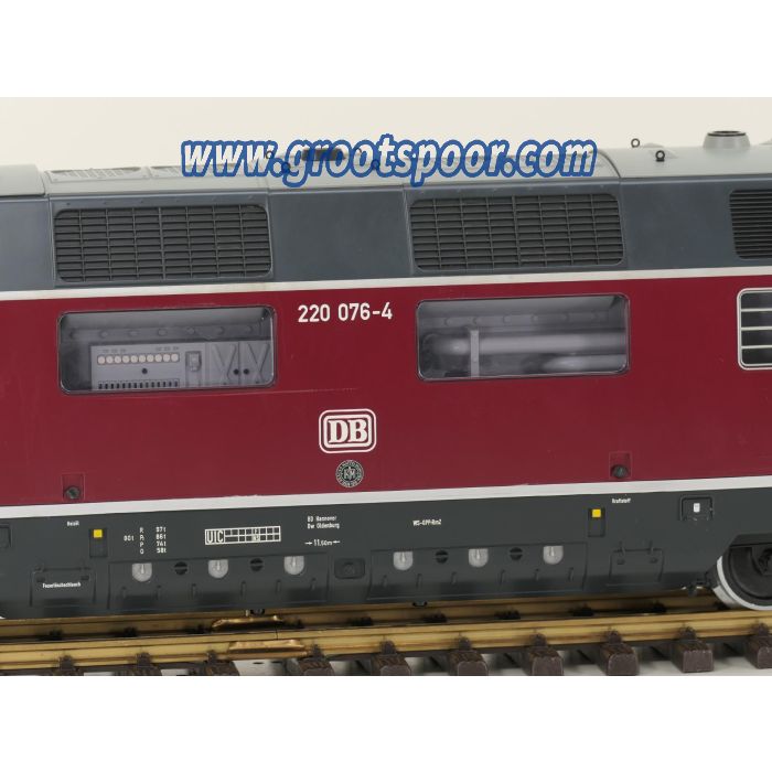 LGB 21940 DB Diesellok 220 076-4 V200, Digitaal,Sound, 2x Gepulster Verdamper