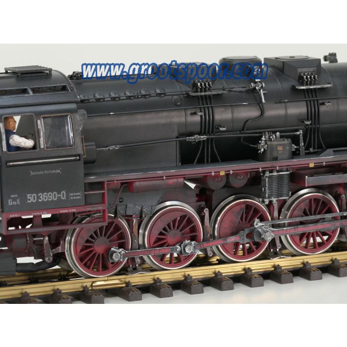 PIKO 37240 Dampflok BR 50 (inkl. Dampf), Digitaal, Sound, Superung und Alterung - sku: 20250419041502 - Used - Very good condition - Photo 13