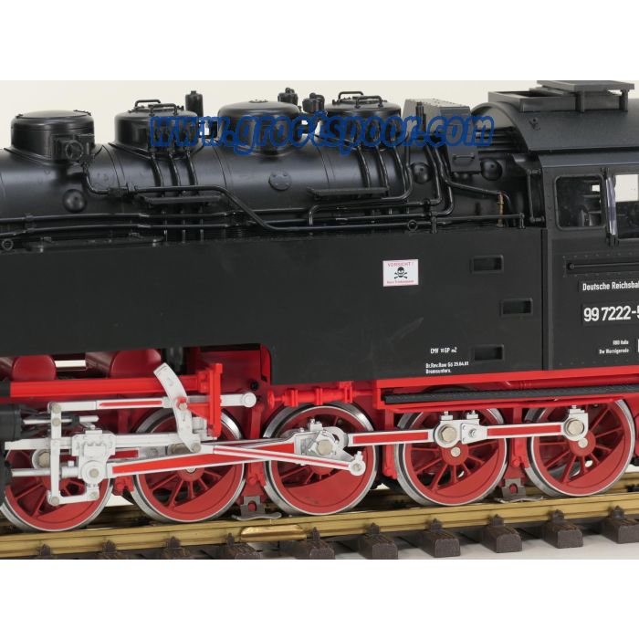 LGB 21812 DR-Dampflok 99 7222-5, ( DR/HSB ) Sound, Digitaal, Dampf
