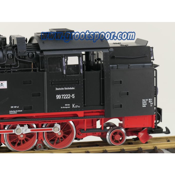 LGB 21812 DR-Dampflok 99 7222-5, ( DR/HSB ) Sound, Digitaal, Dampf