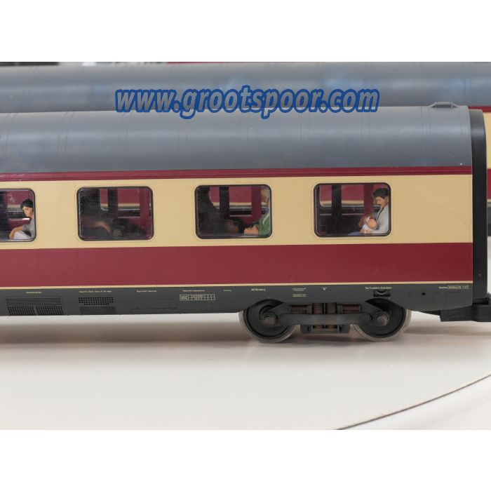 PIKO XL Set 37320, 37640 & 37641 Dieseltriebwagen VT 11.5 DB III, 3-tlg. & 2 Extra Wagen,Digitaal, Sound, Dampf, Figuren, Licht