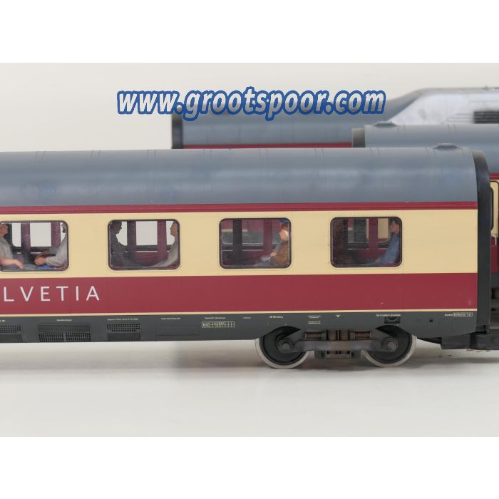 PIKO XL Set 37320, 37640 & 37641 Dieseltriebwagen VT 11.5 DB III, 3-tlg. & 2 Extra Wagen,Digitaal, Sound, Dampf, Figuren, Licht