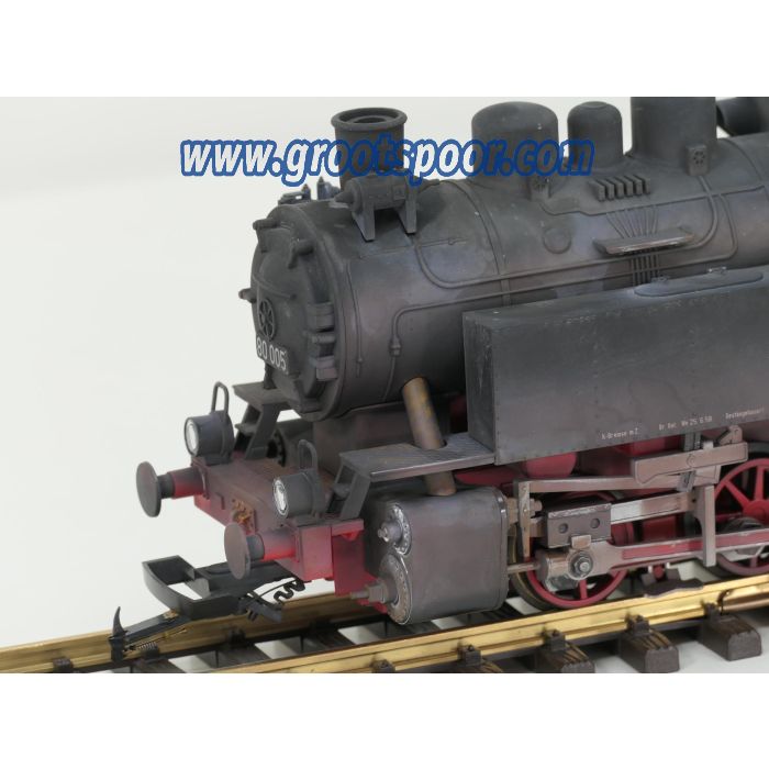 PIKO 37100 Stoomlocomotief BR 80, Digitaal, Sound, Speicher, Verdamper, Preiser, Entkuppler