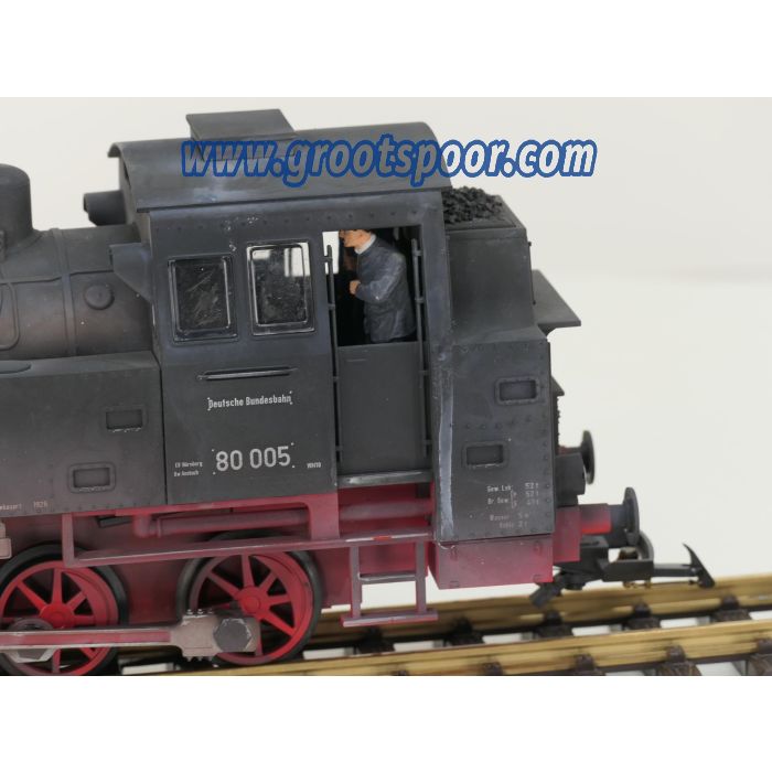 PIKO 37100 Stoomlocomotief BR 80, Digitaal, Sound, Speicher, Verdamper, Preiser, Entkuppler