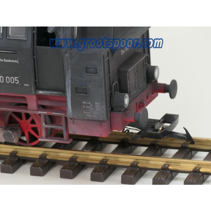 PIKO 37100 Stoomlocomotief BR 80, Digitaal, Sound, Speicher, Verdamper, Preiser, Entkuppler