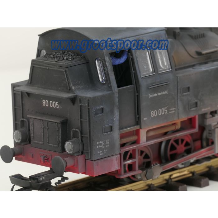 PIKO 37100 Stoomlocomotief BR 80, Digitaal, Sound, Speicher, Verdamper, Preiser, Entkuppler