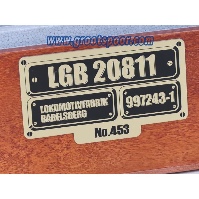 LGB 20811 LGB/Aster HSB-Dampflok 99 7243-1, Limited Edition, Analoog, Sound