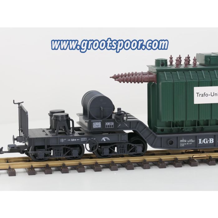 LGB 4058 Tiefladewagen mit Trafo Union
