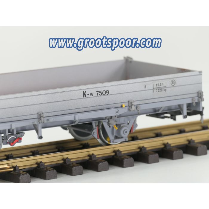 Magnus RhB-Niederb.wg.m.Bühne.u.Klapp-Rungen 2-achsig, K-w  7509