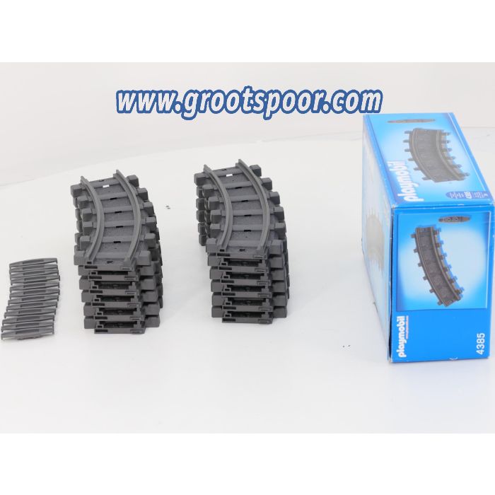 Playmobil 4385 RC-train  12x Bocht, Inc. verbindingstukken