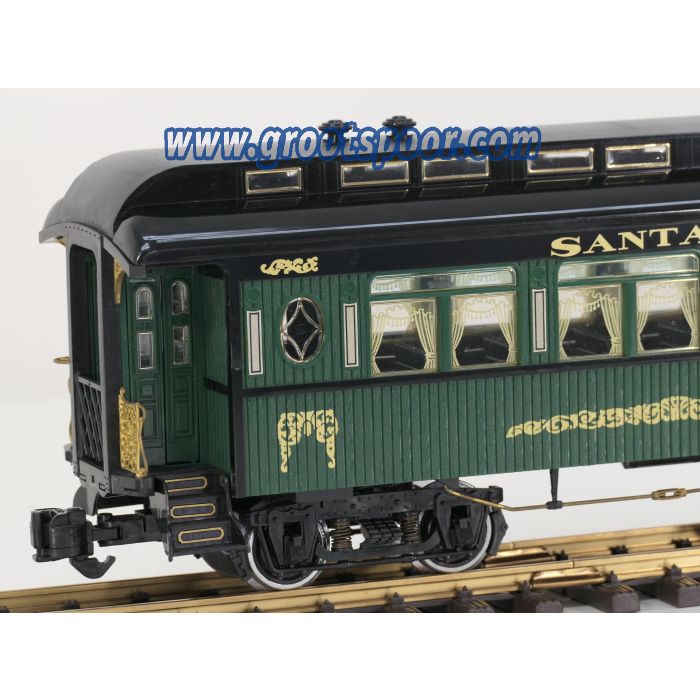 Aristo Craft Trains Santa Fe Personenwagen, Metallrader, Innenbeleuchtung
